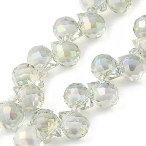 Electroplate Glass Beads Strands