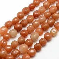 Natural Red Aventurine Nuggets Beads Strands