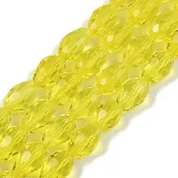 Transparent Glass Beads Strands