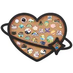 Wood Wall Jewelry Display Cork Tray