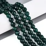 Dyed Natural White Jade Beads Strands