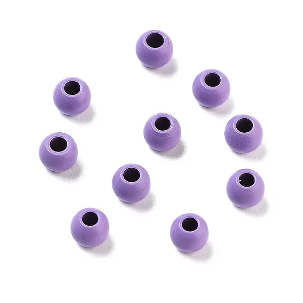 Spray Painted 202 Stainless Steel Beads