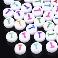 Initial Acrylic Beads