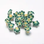 Handmade Polymer Clay 3D Flower Plumeria Beads
