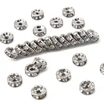 Iron Grade A Crystal Rhinestone Spacer Beads