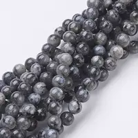 Natural Larvikite Beads Strands
