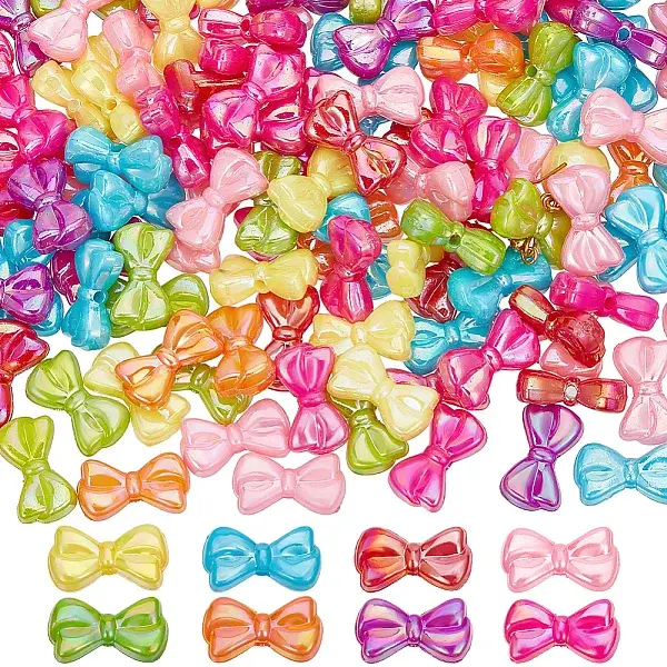 200Pcs Opaque Acrylic Beads