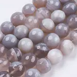 Natural Striped Agate/Banded Agate Beads Strands