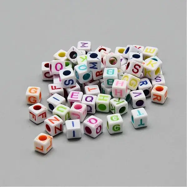 Opaque European Style Acrylic Beads