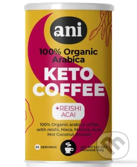 Keto Acai instantná káva plechovka