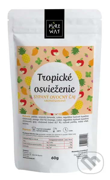 Tropické osvieženie (sypaný ovocný čaj aromatizovaný)