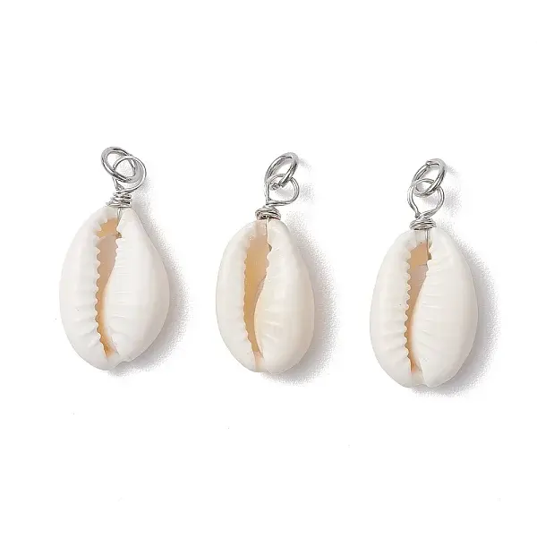 Natural Cowrie Shell Pendants