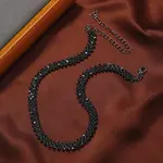 Elegant Rhinestone Cup Chains Collar Necklace for Women