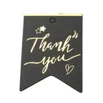 100Pcs Hot Stamping Thank You Paper Gift Tags