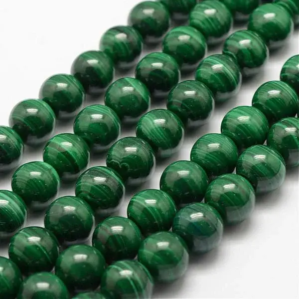 Natural Malachite Beads Strands