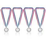 4Pcs Alloy Blank Medal