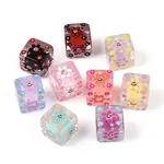 Printed Transparent Acrylic Beads