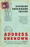 Address Unknown - Kathrine Kressmann Taylor - kniha z kategorie Společenská beletrie