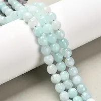 Natural White Jade Bead Strands