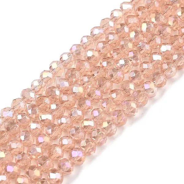 Electroplate Glass Beads Strands