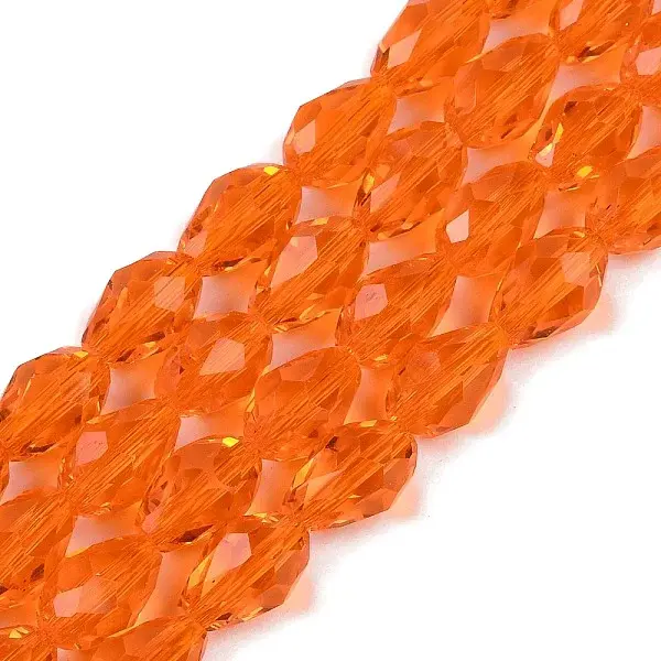 Transparent Glass Beads Strands