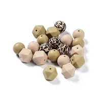 Round/Polygon Food Grade Silicone Focal Beads