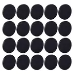 80Pcs Acrylic Flat Round Action Figure Display Bases