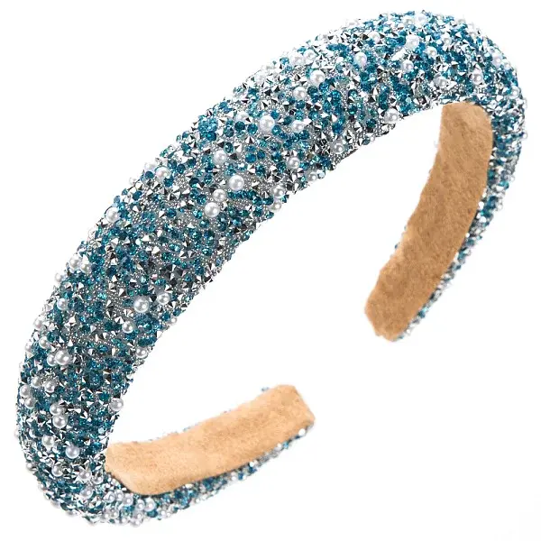 Pearl Rhinestone Hair Bands