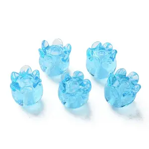 Transparent Handmade Bumpy Lampwork Beads