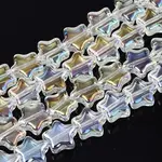 Electroplate Glass Beads Strand