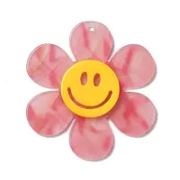 Two Tone Acrylic Big Pendants