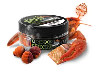 Delphin rozpustné wafters d snax shell losos rak 30 g - 10 mm