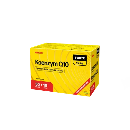 Walmark Koenzym Q10 FORTE limitovaná edice 2025 50 + 10 tobolek NAVÍC