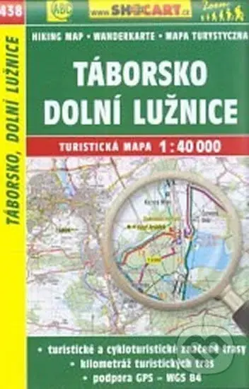 Táborsko, Dolní Lužnice 1:40 000 (Turistická mapa 438)