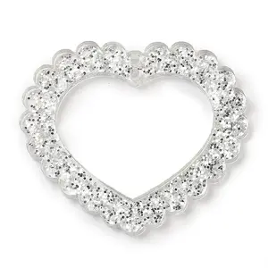 Valentine's Day Printed Opaque Acrylic Pendants