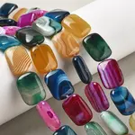 Natural Banded Agate Beads Strands