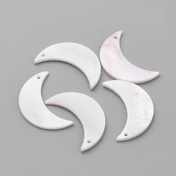 Plated Freshwater Shell Pendants