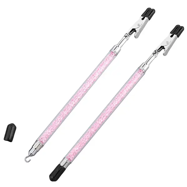 2Pcs Iron and PVC and Acrylic Alligator Memo Clips