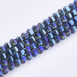 Electroplate Glass Beads Strands