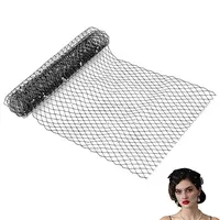 Polyester Big Eye Mesh Organza Veil
