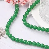 Natural White Jade Bead Strands