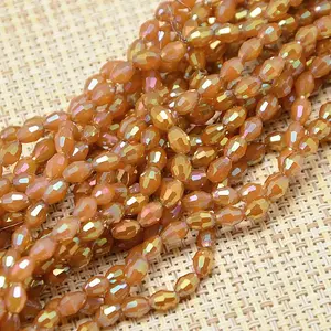 Electroplate Glass Beads Strands