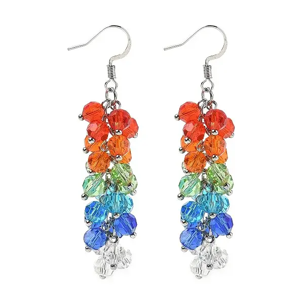 Glass Dangle Earrings
