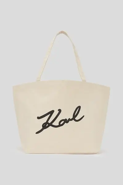 Bavlnená taška Karl Lagerfeld K/SIGNATURE