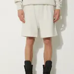 Bavlnené šortky Awake NY Awake Sweatshort šedá farba, melanžové, SP24-PA006