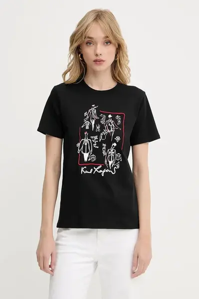 Bavlnené tričko Karl Lagerfeld