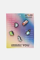 Detské odznaky na topánky Crocs Tiny Beep Beep 5 Pack 5-pak