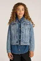 Detská rifľová bunda Calvin Klein Jeans