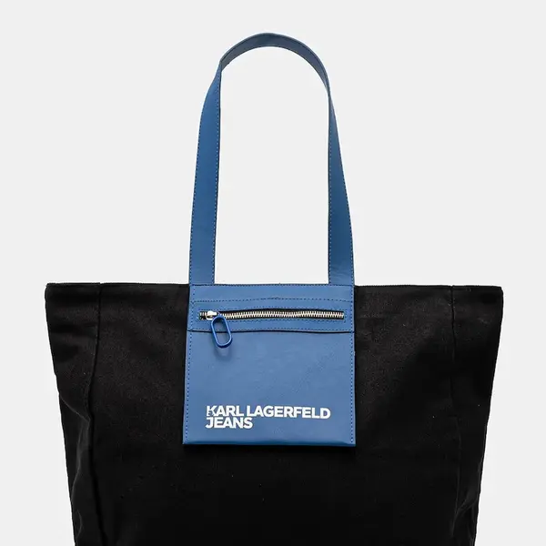 Karl Lagerfeld Jeans kabelka typu shopper dámska bavlnená