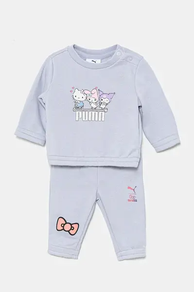 Detská tepláková súprava Puma HELLO KITTY & FRIENDS MINICATS Crew Set TR